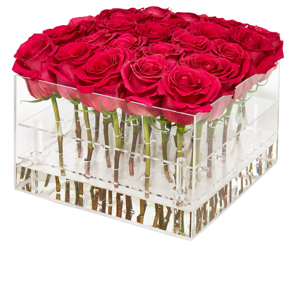 Pink Boxed Roses