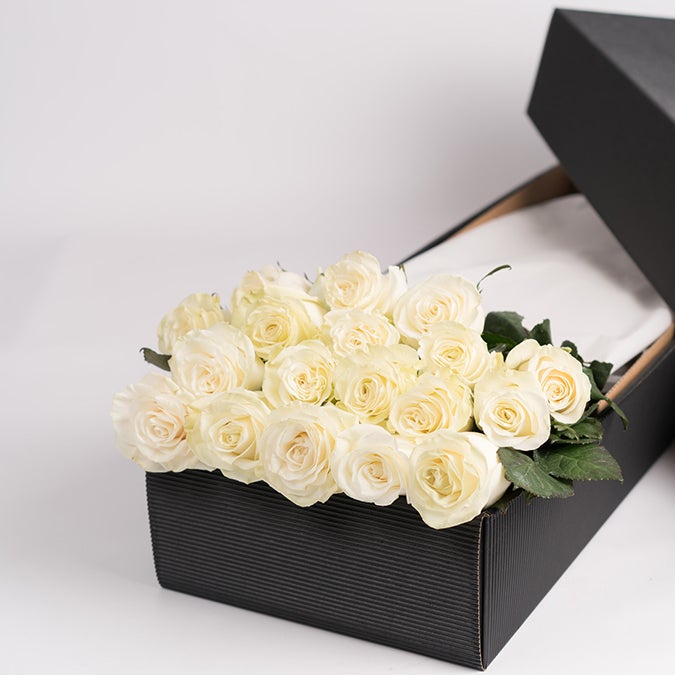 White Rose Gift Box